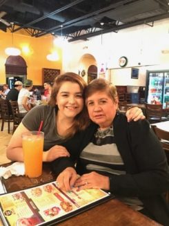 Grandma & Kassy at Tacos Kissy