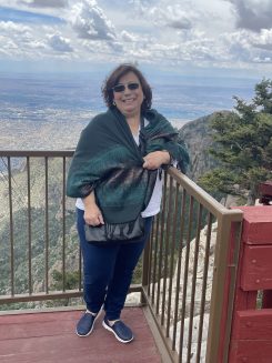 Liz at Sandia Peak